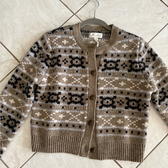 Anthropologie Fairisle Button-Up Cardigan - Picture 2 of 5